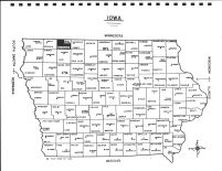 Iowa State Map, Dickinson County 1981